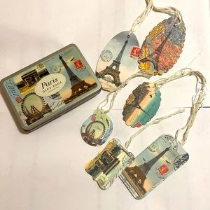 Paris gift tags
